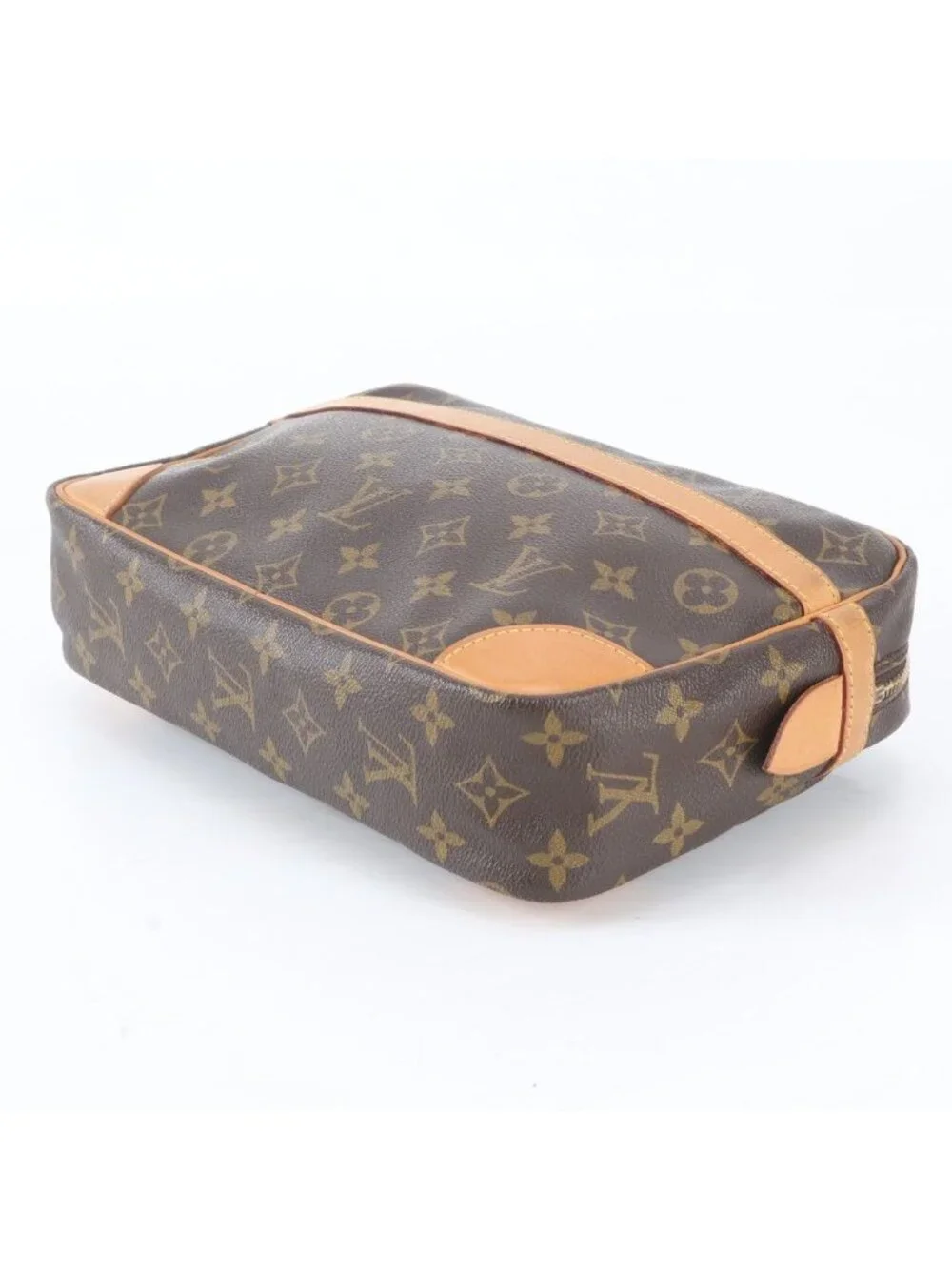 Louis Vuitton Monogram Compiegne 28 Leather Clutch Pouch Business